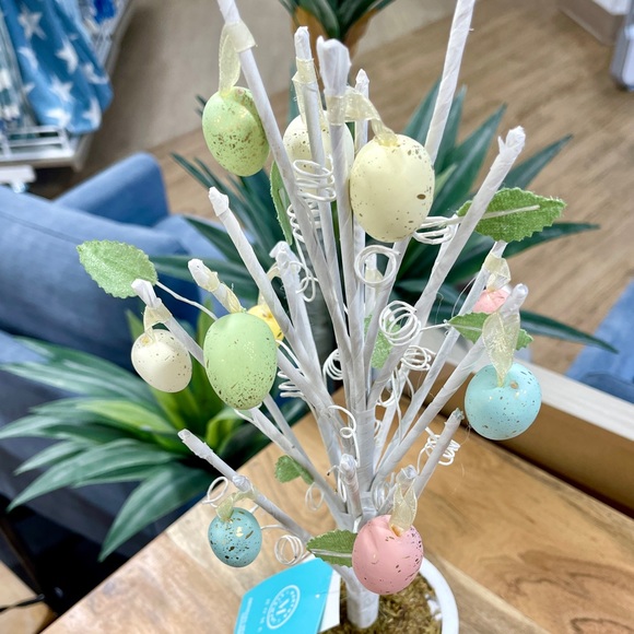 Martha Stewart Easter Decorative Tree with Speckled Pastel Ornaments Spring NWT - Picture 4 of 4
